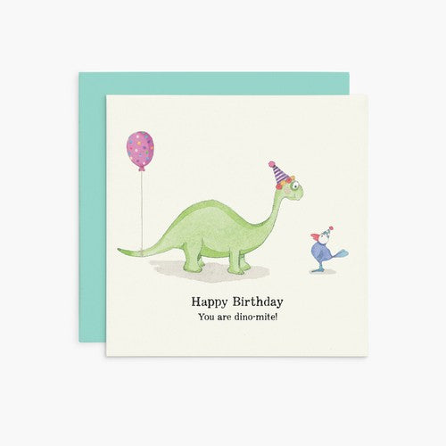 Twigseeds Card - Happy Birthday Dino-mite