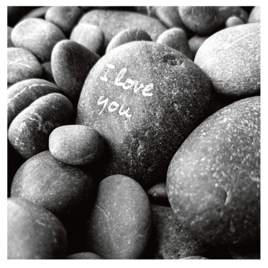 Card - I Love You Pebbles