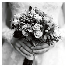 Load image into Gallery viewer, Card - Bride&#39;s Hands Holding Wedding Bouquet
