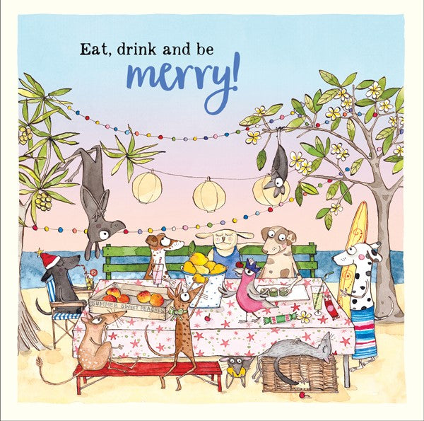Christmas Card - Eat, Drink And Be Merry