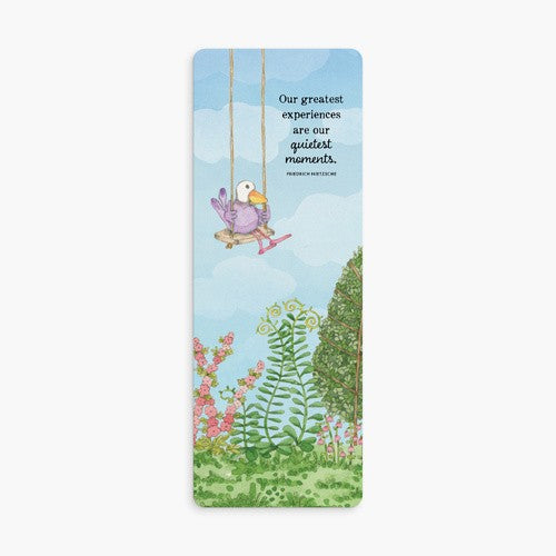 Twigseed Bookmark - Our Greatest Experiences Are Our Quietest Moments