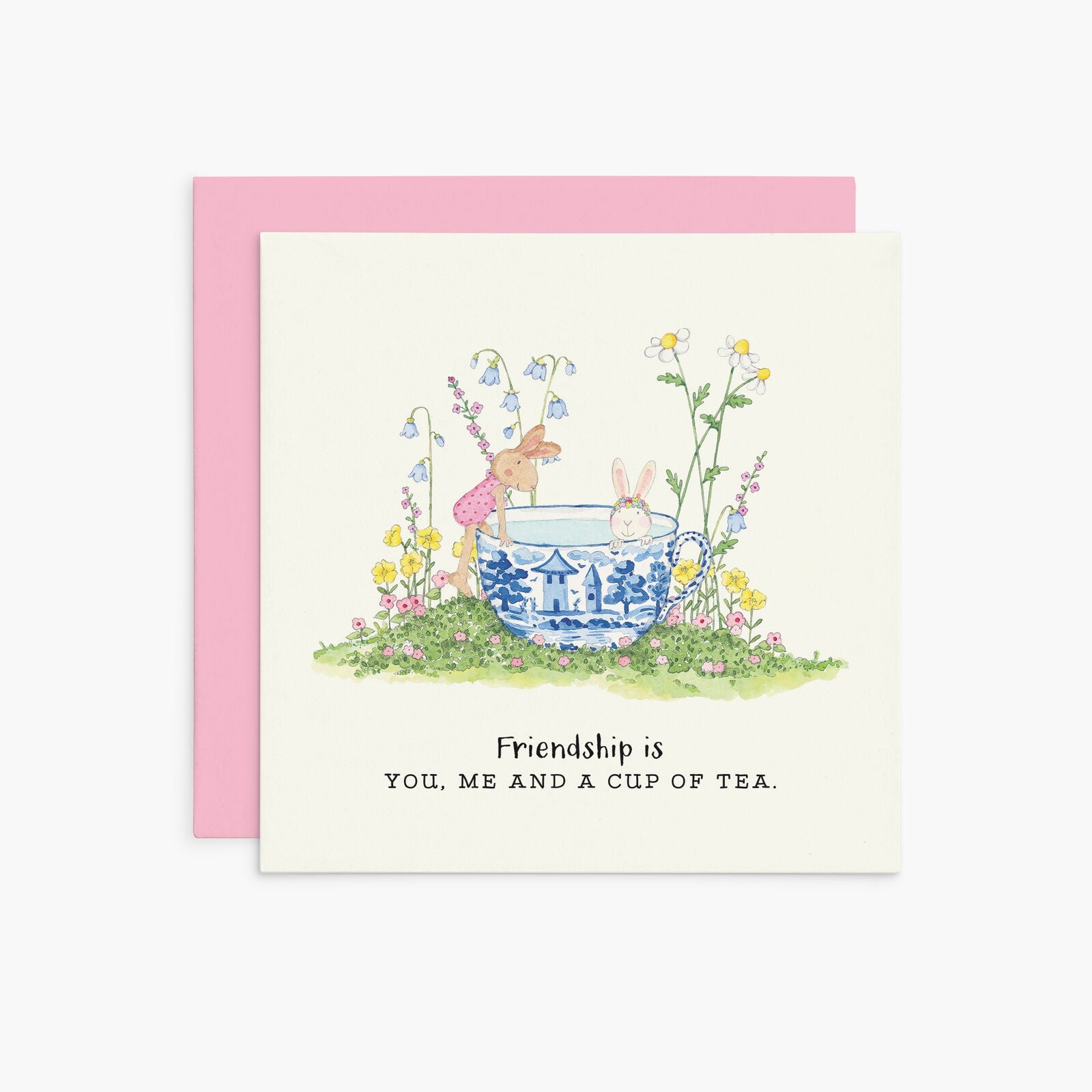 Twigseed Card - Friendship Is You Me And A Cup Of Tea 