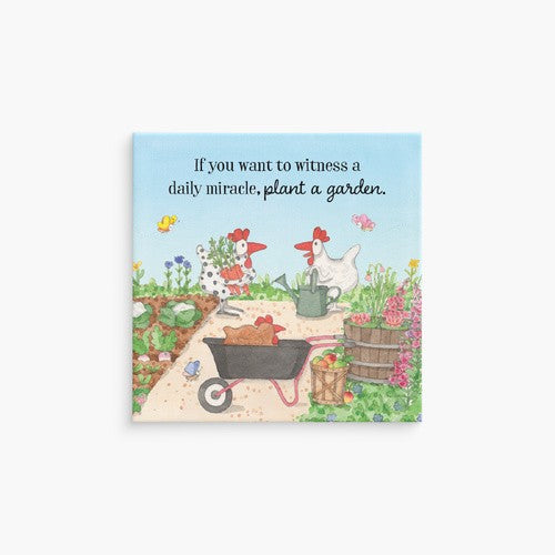 Twigseeds Magnet - If You Want To Witness A Daily Miracle, Plant A Garden