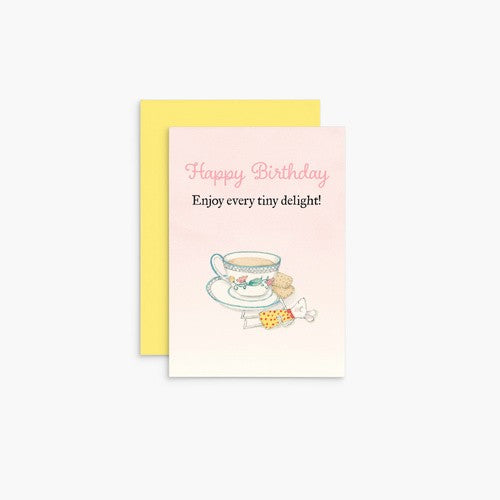 Notecard - Happy Birthday Enjoy Every Tiny Delight!