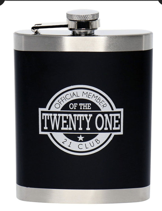21st Hip Flask