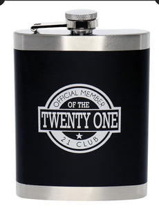 21st Hip Flask