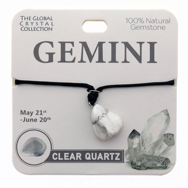 The Global Crystal Collection - Gemini Necklace Clear Quartz