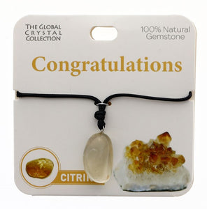 The Global Crystal Collection - Congrats Gem Necklace
