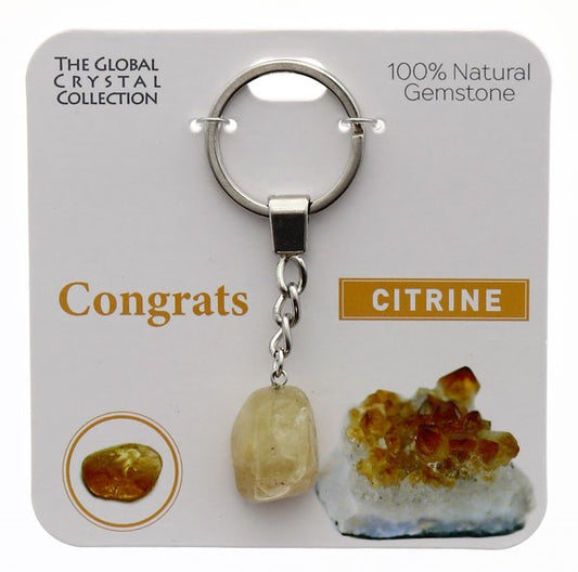 The Global Crystal Collection - Congrats Gem Keyring