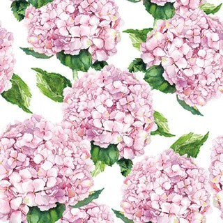 Napkin - Pink Hydrangea (20 Pack)