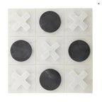 Tic Tac Toe Marble Game 30x30cm Wht/blk