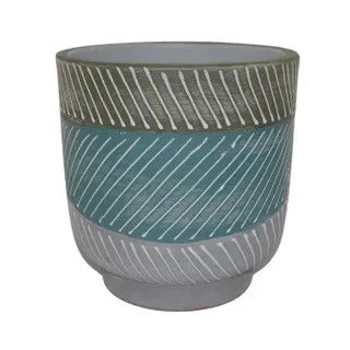 Alora Ceramic Pot 14 X 14cm Grey
