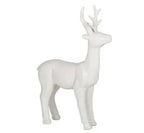 Standing Deer Ceramic Ivory