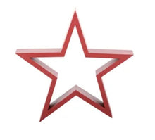 Load image into Gallery viewer, Star Deco Wood Red Small
