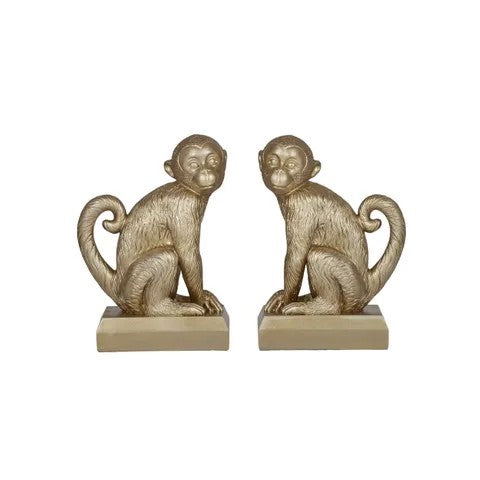 Mac Monkey S/2 Resin Bookends 29x10x20cm