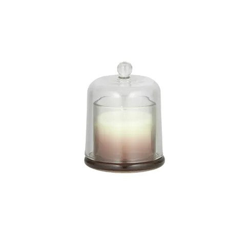 Dos 5% Glass Candle With Lid Pink 