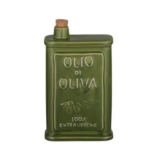 Olio Ceramic Oil Bottle Green