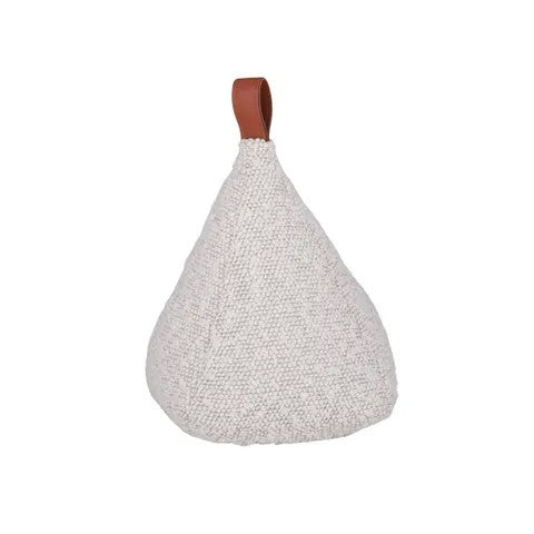 Cate Boucle Door Stop 14x18cm Ivory