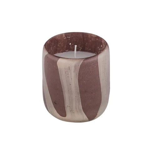 Haven Glass Candle Natural & Terra