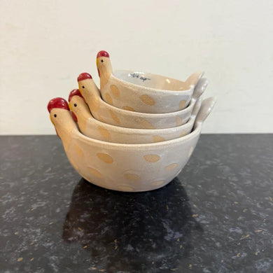 Charlie Measuring Cups Set 4 -chicken 