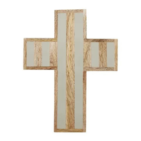 Ceres Wood/resin Cross Sage Large 
