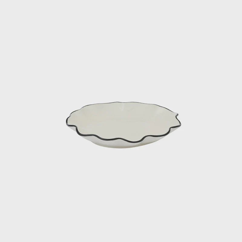 Winslow Ceramic Bowl - Ivery/black 