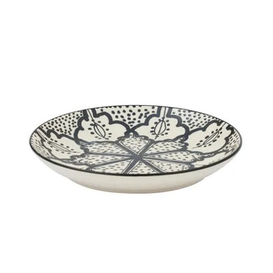Aleah Ceramic Plate 15.5cm Black/ White 