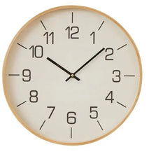 Load image into Gallery viewer, Barker Wood Clock 40cm Natral 
