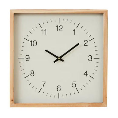 Piazza Wood Clock 40cm 