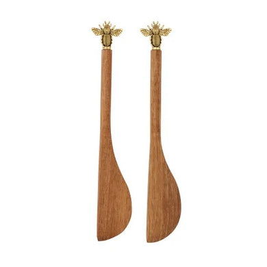 Bumble Bee Set 2 Wood/metal Spreaders 