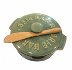 Loire Ceramic Brie Baker Olive 