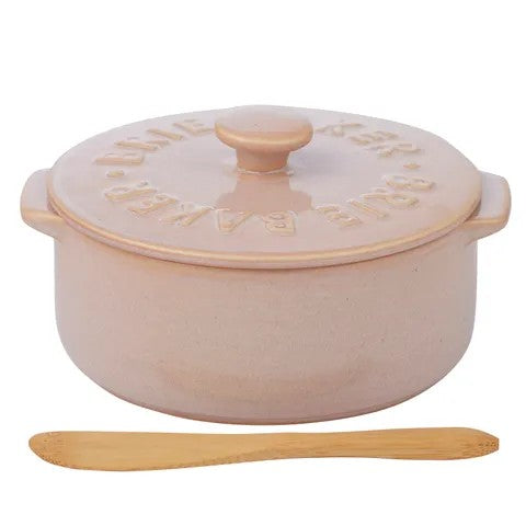Loire Ceramic Brie Baker Rosa