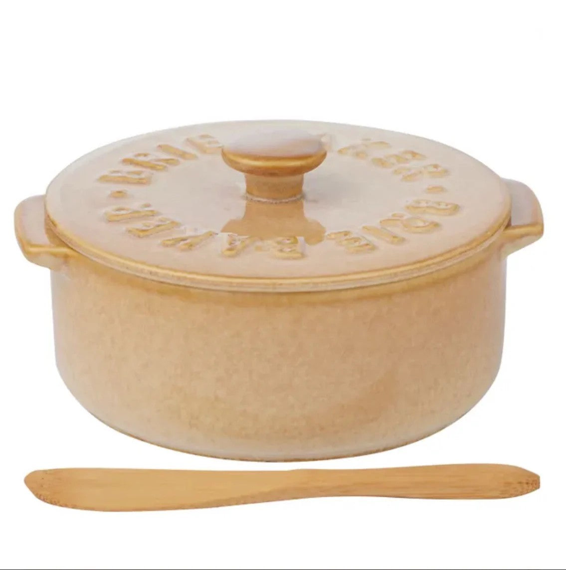 Loire Ceramic Brie Baker Natural 