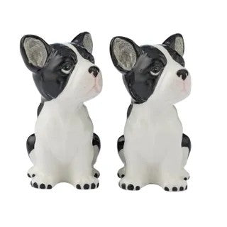 Salt & Pepper Shaker - Frenchie Ceramic