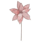 Velv Poin Stem Jewlled Trim Poly 50cm Pink 