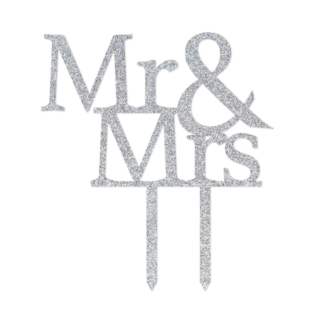 Mr & Mrs Wedding Cake Topper