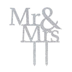 Mr & Mrs Wedding Cake Topper