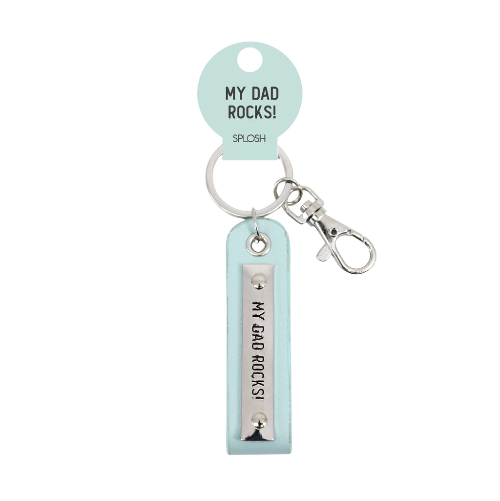 My Dad Rocks! Keychain