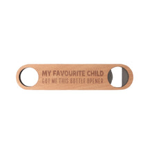 Load image into Gallery viewer, Father&#39;s Day Child Wooden Bottle Opener
