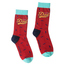 Load image into Gallery viewer, Father&#39;s Day Super Dad Socks
