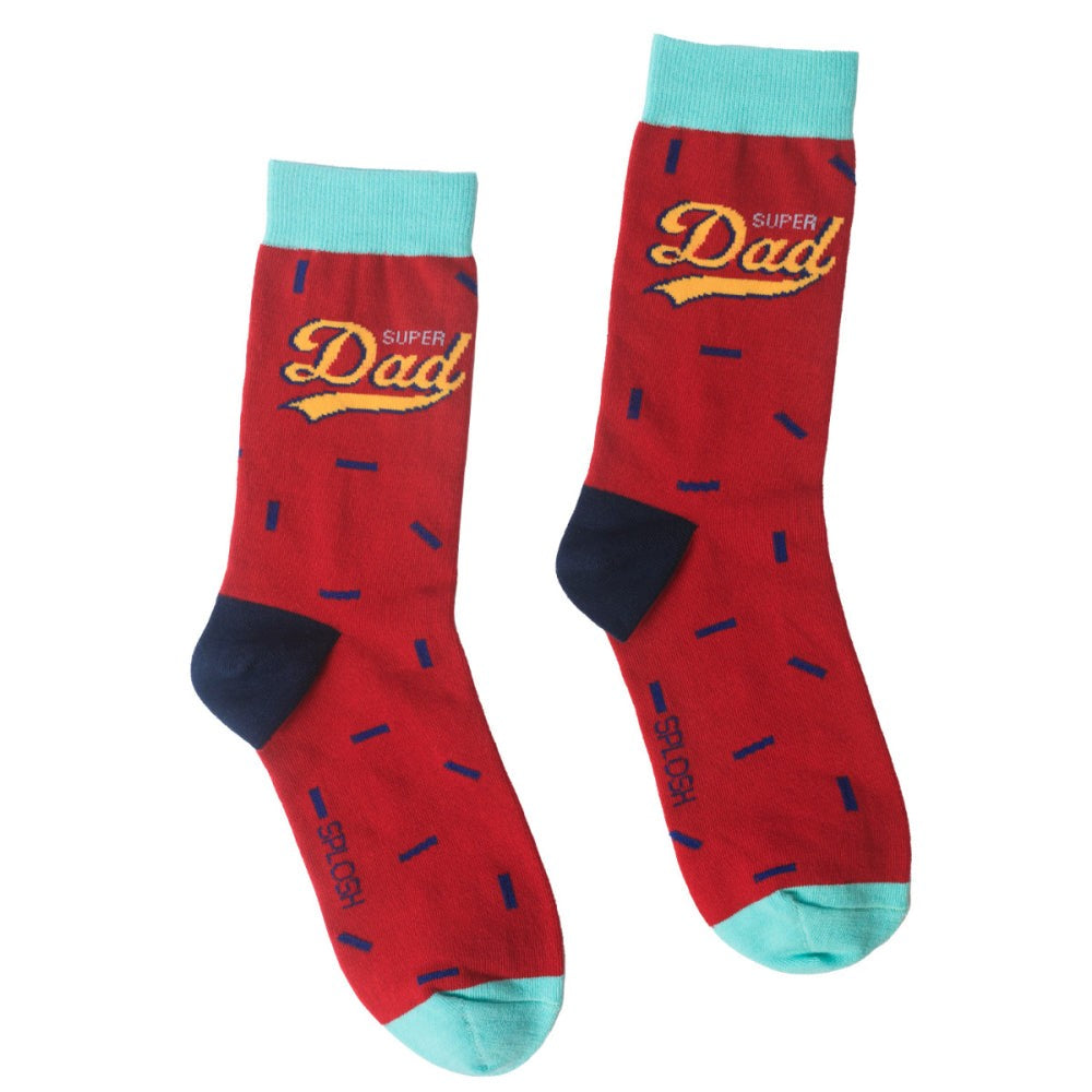 Father's Day Super Dad Socks