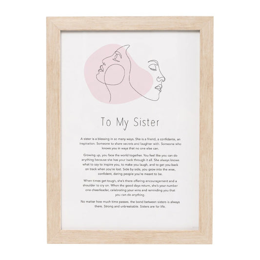 Gift Of Words - To My Sister