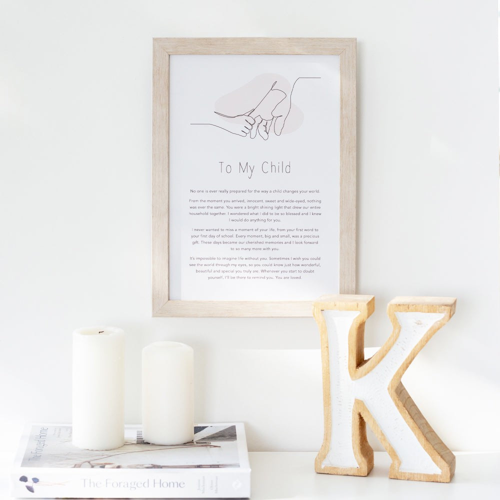 Gift Of Words - To My Child