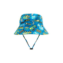 Load image into Gallery viewer, Out &amp; About Construction Drawstring Hat [siz:1-2 Yrs]
