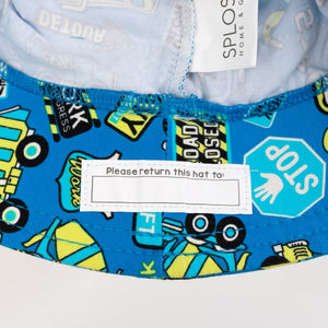 Out & About Construction Drawstring Hat [siz:2-3 Yrs]