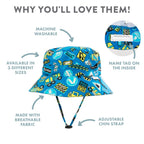 Out & About Construction Drawstring Hat [siz:3-6 Yrs]
