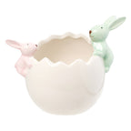 Easter Bunny Bowl Green And Pink