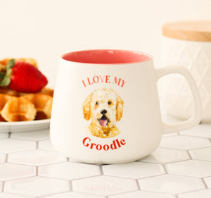 I Love My Groodle Mug