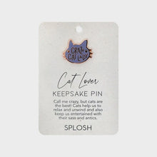Load image into Gallery viewer, Keepsake Pin Cat Lover

