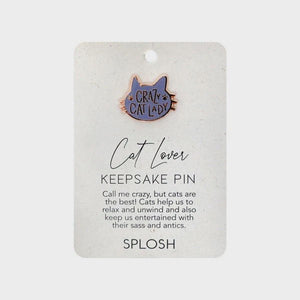 Keepsake Pin Cat Lover